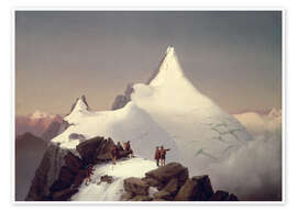 Plakat  View of the Grossglockner mountain - Marcus Pernhart
