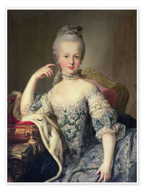 Plakat Archduchess Marie Antoinette Habsburg-Lothringen