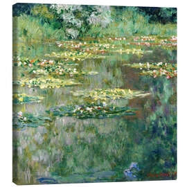 Obraz na płótnie  The waterlily pond - Claude Monet