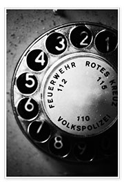Plakat  Telephone dial - Falko Follert