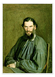 Plakat  Portrait of Count Lev Nikolaevich Tolstoy - Ivan Nikolaevich Kramskoy
