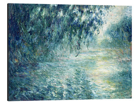 Obraz na aluminium  Morning on the Seine - Claude Monet