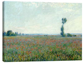 Obraz na płótnie  Field with poppies - Claude Monet