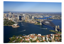 Obraz na szkle akrylowym  Sydney skyline - David Wall