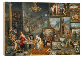 Obraz na drewnie  Sight and Smell - Jan Brueghel d.Ä.