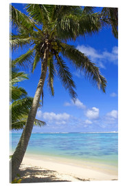 Obraz na szkle akrylowym  Palm trees on the beach - Michael DeFreitas
