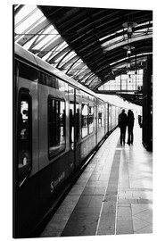 Obraz na aluminium  S-Bahn Berlin black and white photo - Falko Follert