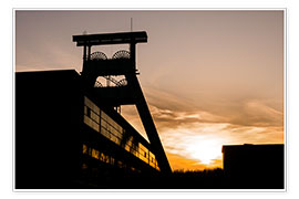 Plakat Colliery in Sunset