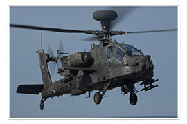 Plakat  A U.S. Army AH-64 Apache helicopter.