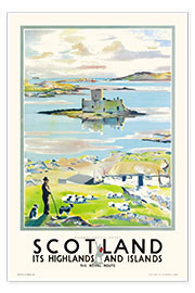 Plakat  Scotland, it's Highlands and Islands - Scottish School
