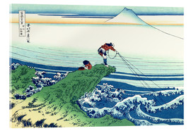 Obraz na szkle akrylowym  Kajikazawa in Kai Province - Katsushika Hokusai