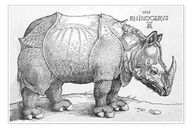 Plakat The rhinoceros
