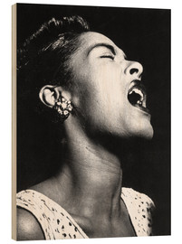 Obraz na drewnie  Billie Holiday