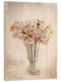 Obraz na drewnie  Romantic roses - Lizzy Pe