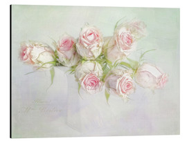 Obraz na aluminium  pretty pink roses - Lizzy Pe
