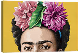 Obraz na płótnie  Frida Kahlo Eyes - Claudio Limón