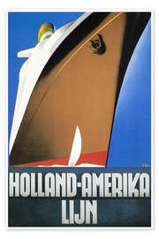 Plakat  Holland-Amerika - Wim ten Broek