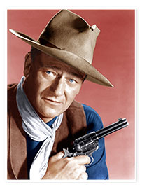Plakat John Wayne as a cowboy