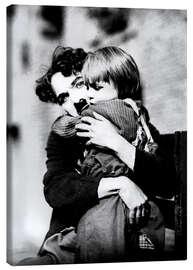 Obraz na płótnie  Charlie Chaplin and Jackie Coogan