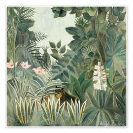 Plakat  Dżungla równikowa - Henri Rousseau