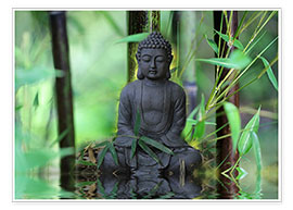 Plakat  Bamboo Buddha - Renate Knapp