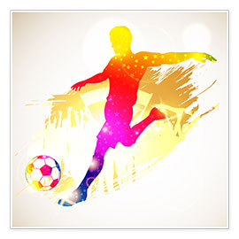 Plakat  Football Player - TAlex
