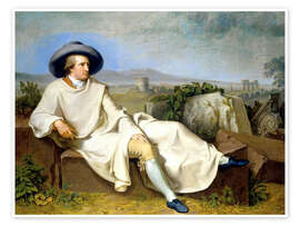 Plakat  Goethe in the Roman Campagna - Johann Heinrich Wilhelm Tischbein
