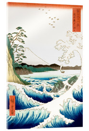 Obraz na szkle akrylowym  Sea at Satta in Suruga Province - Utagawa Hiroshige