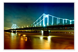 Plakat  Bridge over River Rhine - Daniel Heine