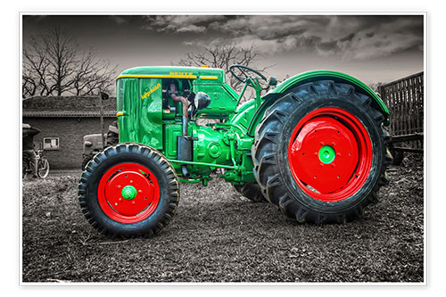 Plakat Deutz tractor Oldtimer
