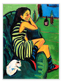 Plakat  Artystka Marcella - Ernst Ludwig Kirchner