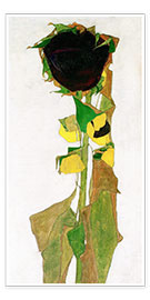 Plakat  Sunflower - Egon Schiele