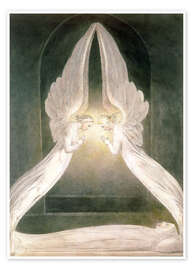 Plakat  Christ in the Sepulchre, Guarded by Angels - William Blake
