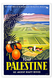Plakat Visit Palestine