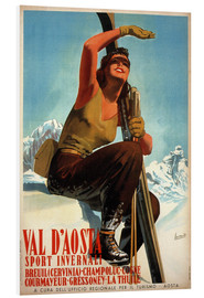 Obraz na PCV  Val d'Aosta - Vintage Travel Collection