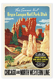 Plakat Bryce Canyon National Park Utah