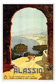 Plakat Italy - Alassio