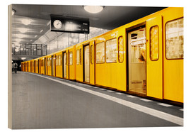 Obraz na drewnie  Berlin Subway U Bahn - bildpics