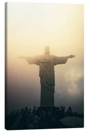 Obraz na płótnie  Christ the redeemer statue at sunset, Rio de Janeiro, Brazil - Alejandro Moreno de Carlos