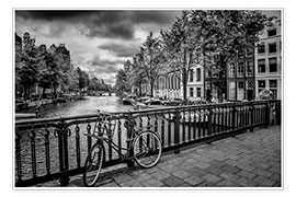 Plakat  Amsterdam Emperor's Canal / Keizergracht - Melanie Viola