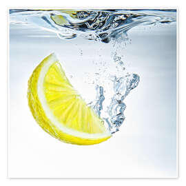 Plakat lemon splash