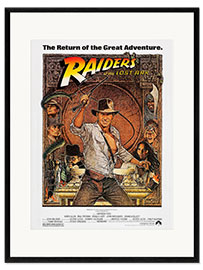 Plakat artystyczny premium w ramie  Indiana Jones - Poszukiwacze zaginionej Arki
