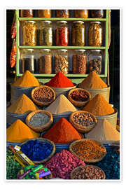 Plakat  Spices from Morocco - HADYPHOTO