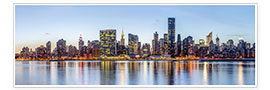 Plakat  New York - Midtown Manhattan Skyline - Sascha Kilmer