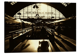 Obraz na aluminium  Railway Station in Cologne - Die Farbenflüsterin
