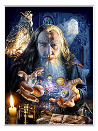 Plakat  The wizard's world - Adrian Chesterman