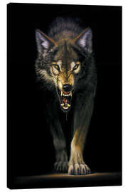 Obraz na płótnie  Stalking wolf - Chris Hiett