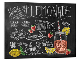 Obraz na szkle akrylowym  Strawberry Lemonade - Lily &amp; Val