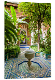 Obraz na szkle akrylowym  Bahia Palace in Marrakech - Nico Tondini