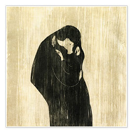 Plakat  The Kiss IV - Edvard Munch